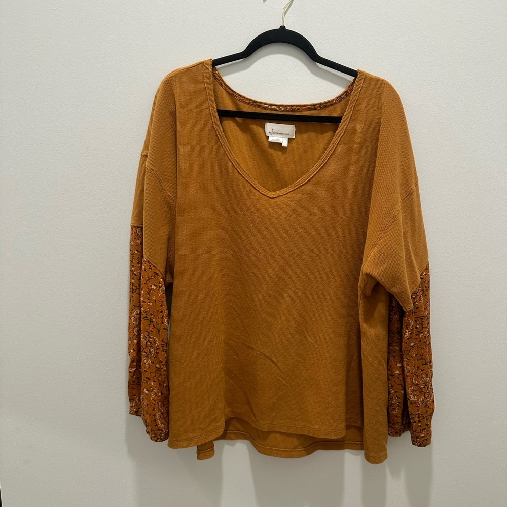 Anthropologie Annette Long Sleeve Top